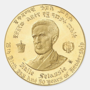 Haile Selassie - Messiah - Jah Rastafari Sticker