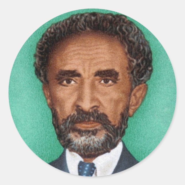 Haile Selassie - Messiah - Jah Rastafari Sticker (Vorderseite)