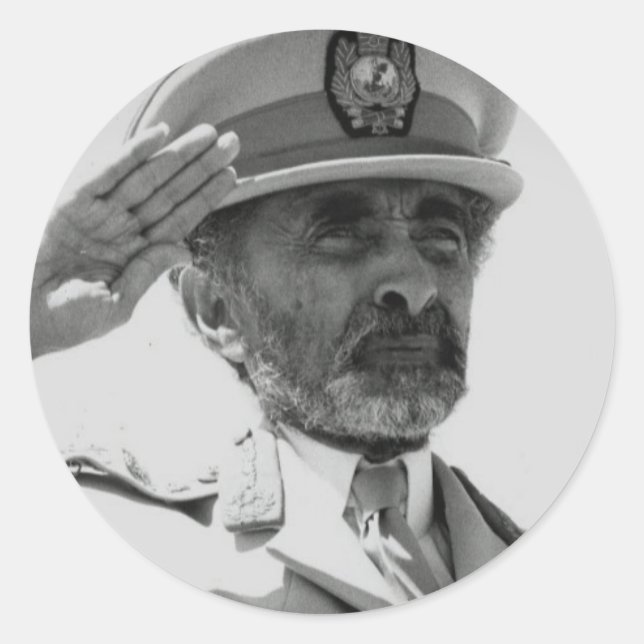 Haile Selassie - Messiah - Jah Rastafari Sticker (Vorderseite)