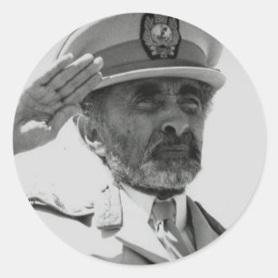 Haile Selassie - Messiah - Jah Rastafari Sticker