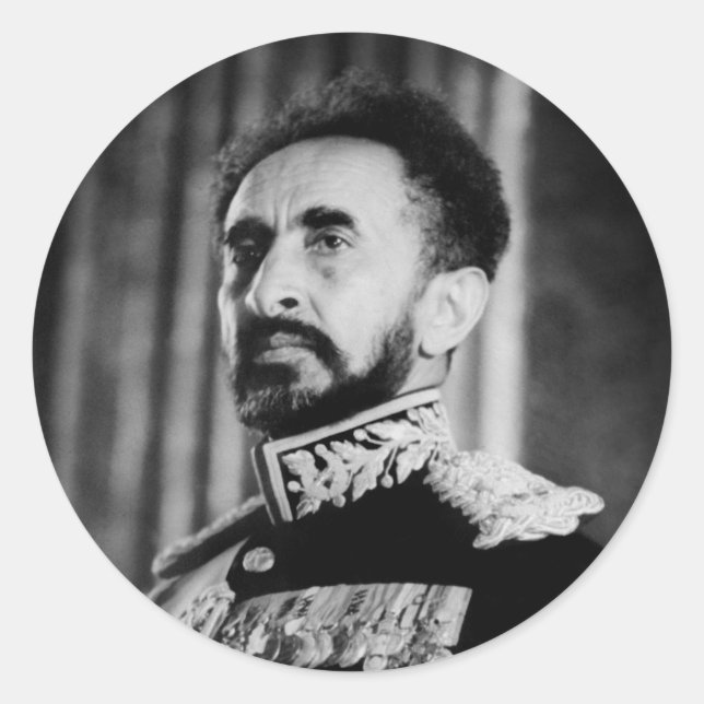 Haile Selassie - Messiah - Jah Rastafari Sticker (Vorderseite)