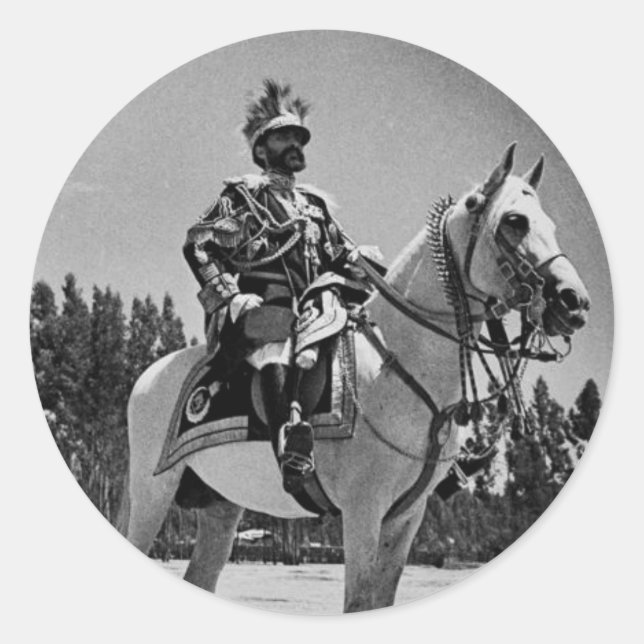 Haile Selassie - Messiah - Jah Rastafari Sticker (Vorderseite)
