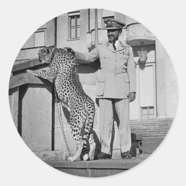 Haile Selassie - Messiah - Jah Rastafari Sticker (Vorderseite)