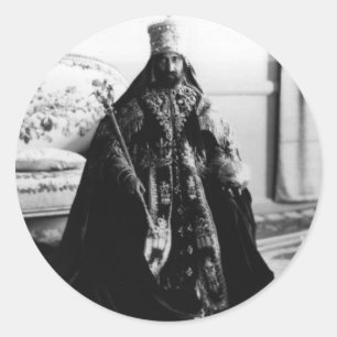 Haile Selassie - Messiah - Jah Rastafari Sticker