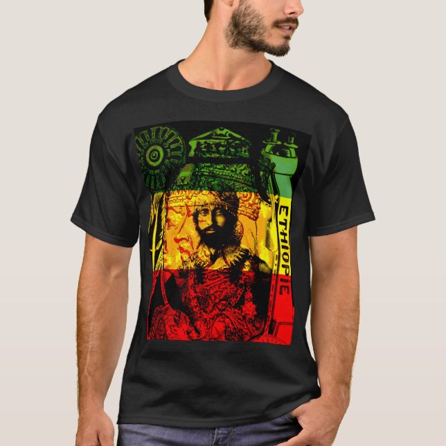 Haile Selassie Natural Mystic Kaiser T - Shirt (Vorderseite)