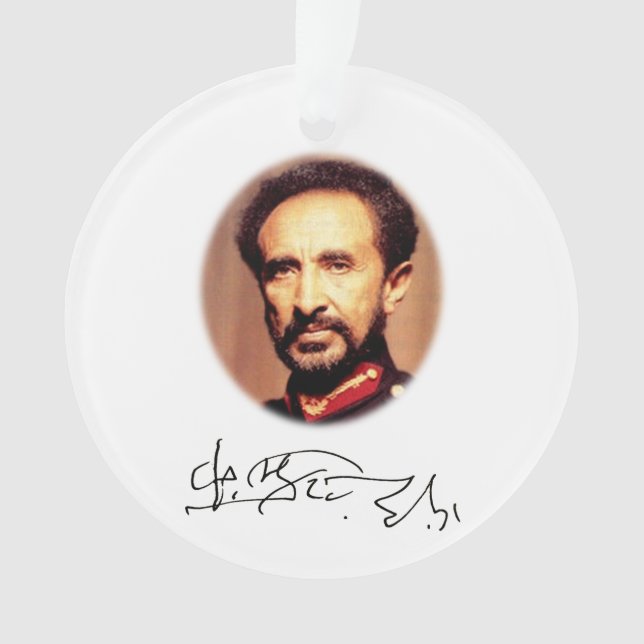 Haile Selassie Ornament (Vorderseite)
