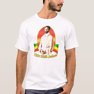 Haile Selassie ovales Porträt-Standard-Kleid T-Shirt