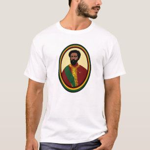 Haile Selassie Rasta Reggae Äthiopien Jamaika T-Shirt