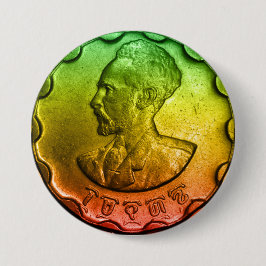 Haile Selassie Santeem Button