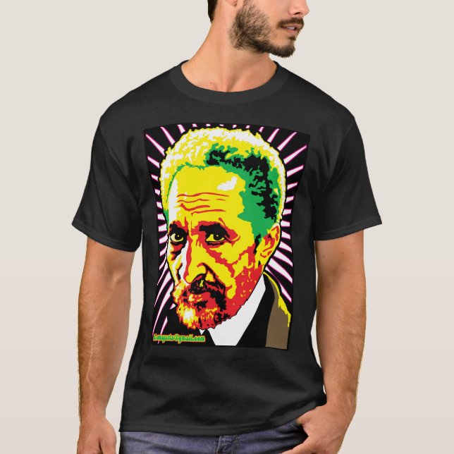 Haile Sellasie I Tshirt Jah Sunny Arts Design (Vorderseite)