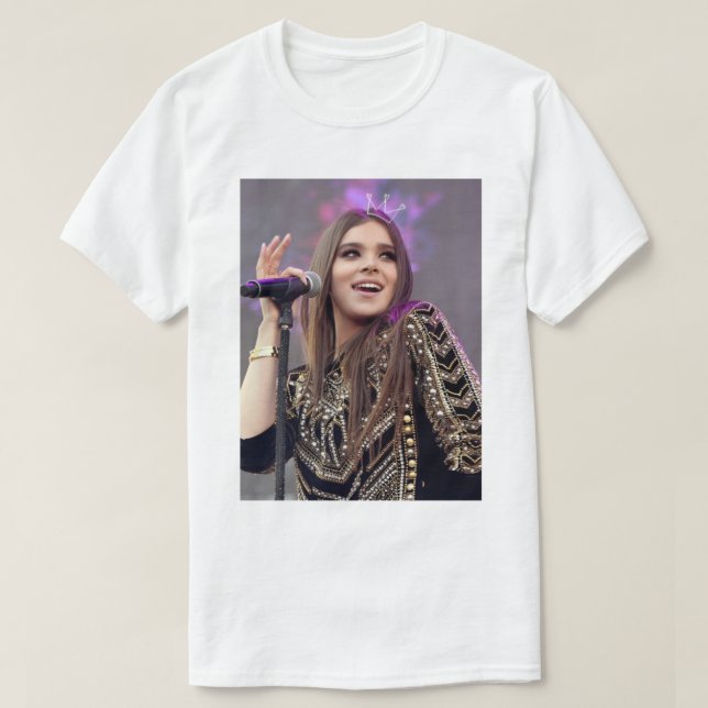 Hailee Steinfeld T-Shirt (Design vorne)