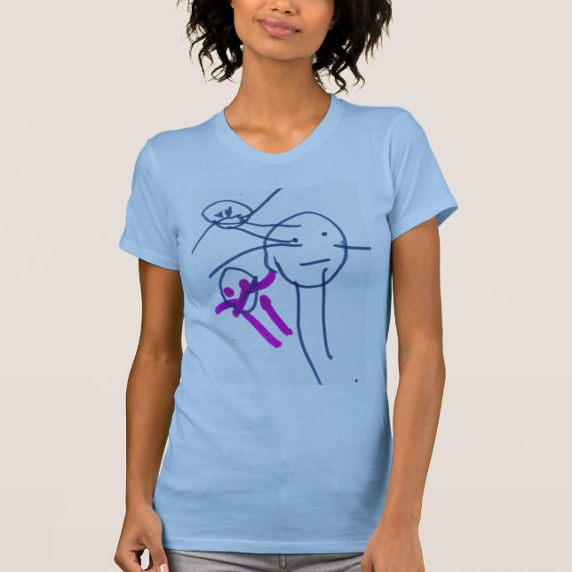 hailees Zeichnen T-Shirt (Vorderseite)