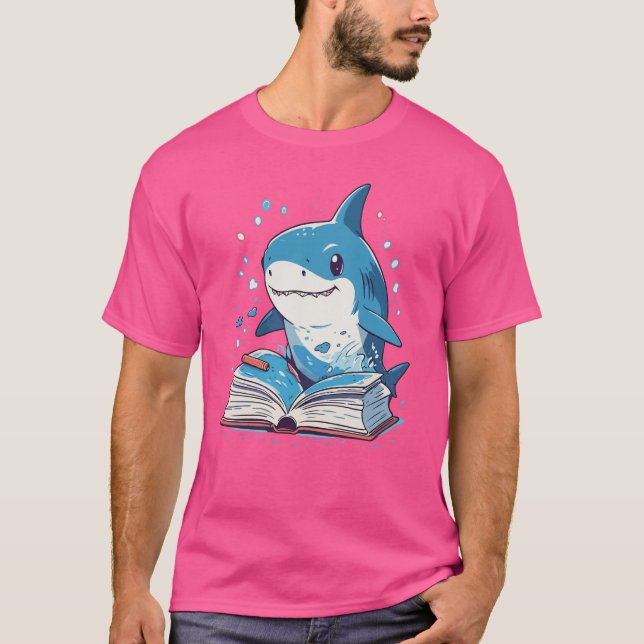 Haileser Buch Meeresfauna Reader T-Shirt (Vorderseite)
