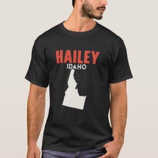 Hailey Idaho USA Staat Amerika Reisen Idahoan T-Shirt