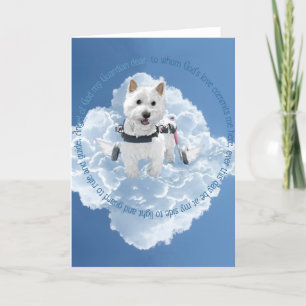 Hailey Westie - Blank Greeting Cards Feiertagskarte