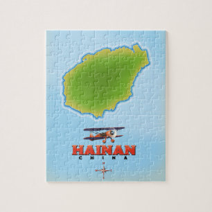 Hainan China Map Puzzle