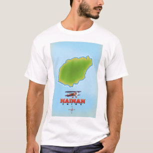 Hainan China Map T-Shirt