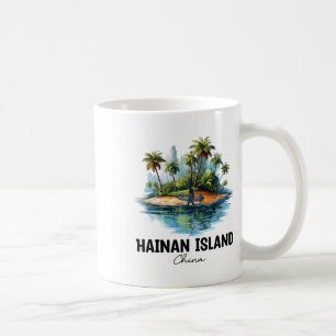 Hainan Insel China Surfen Reise, Asien Touristen V Kaffeetasse
