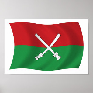 Hainan Li & Miao Flag Poster drucken