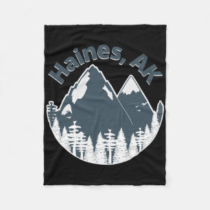 Haines Ak Berge Wandern Klettern Camping Und Ou Fleecedecke