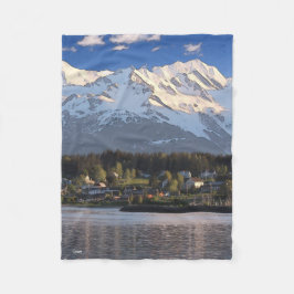 Haines, Alaska - kleines Fleece Blanket