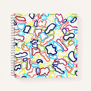 Hair Bands Square Notebook Notizbuch