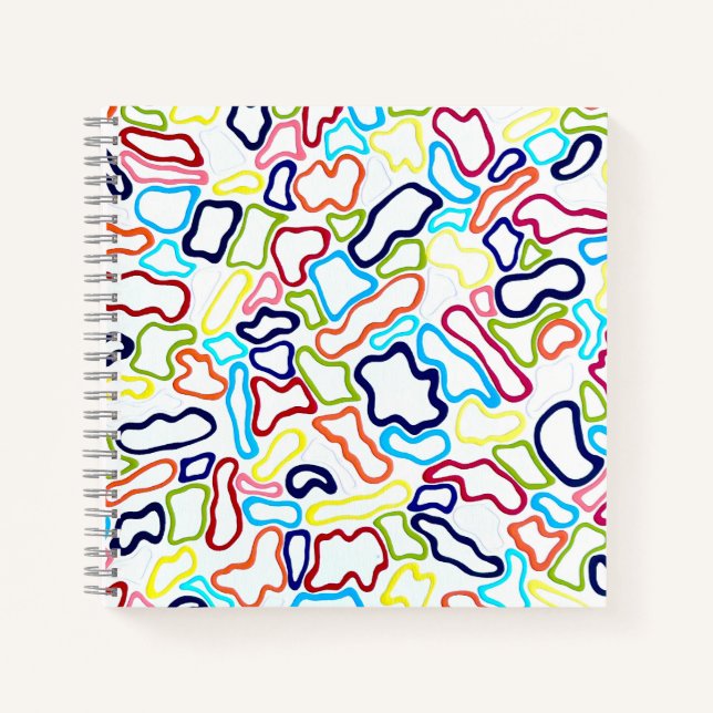 Hair Bands Square Notebook Notizbuch (Vorderseite)