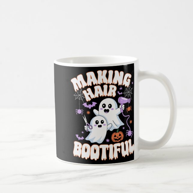 Hair bootischer Halloween Spooky Ghosts Hair mache Kaffeetasse (Rechts)