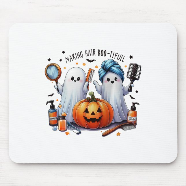 Hair Bootiween Hair Stylist Ghost Mousepad (Vorne)