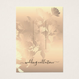 Hair Clip Display Card Romantische Vintage Rosa Bl