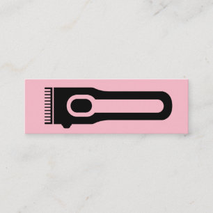 Hair Clipper Barber Hair Stylist Mini Visitenkarte