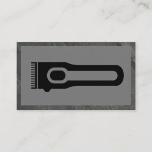 Hair Clipper Barber Slate Frame Visitenkarte