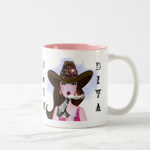 ‚Hair DIVA‘ Zweifarbige Tasse
