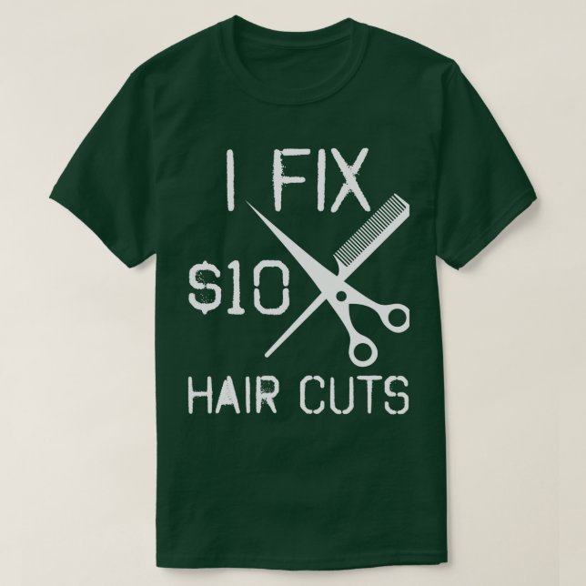 Hair Dresser Friseur Stylist und Salonbesitzer T-Shirt (Design vorne)
