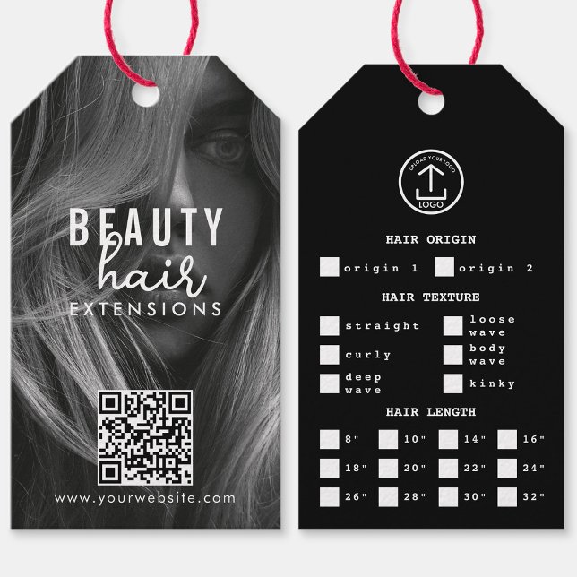 Hair Extensions Packaging Hang Tag Hair Foto Geschenkanhänger (Hair Extensions Packaging Hang Tag Hair Photo)