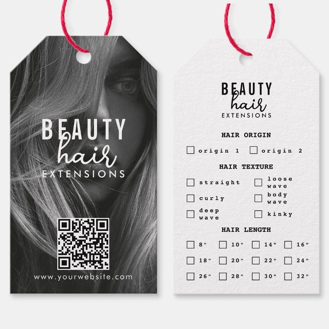 Hair Extensions Packaging Hang Tag Hair Foto Geschenkanhänger (Hair Extensions Packaging Hang Tag Hair Photo)