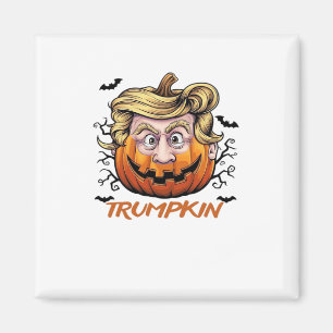 Hair Funny Pumpkin Halloween Boo - Politischer Hum Magnet
