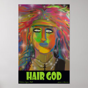 Hair God Art Poster