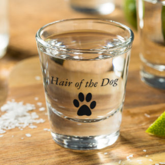 Hair of the Dog Pfotenabdruck Schnapsglas