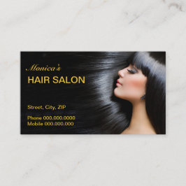 Hair Salon Business Card Terminkarte