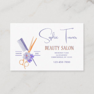 Hair Salon Business Cards Visitenkarte