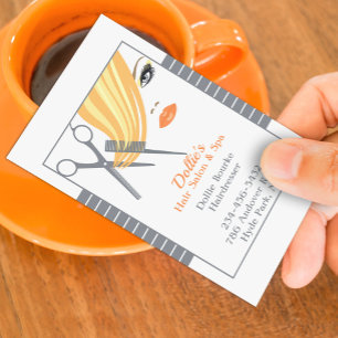 Hair Salon Business Cards Visitenkarte