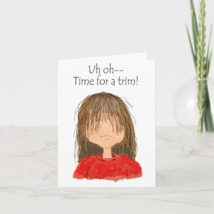 Hair Salon Customer Erinnerung Relations Haarschni Karte