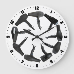 Hair Salon Decorative Wall Clock Große Wanduhr