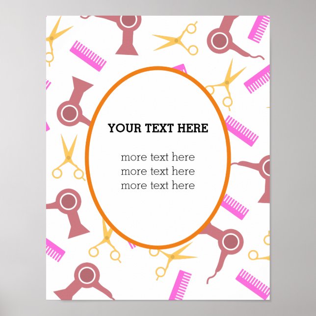 Hair Salon Poster (Vorne)