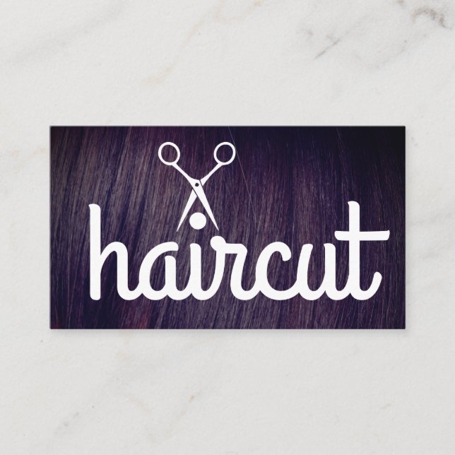 Hair | Salon Shears | STYLIST Visitenkarte (Vorderseite)