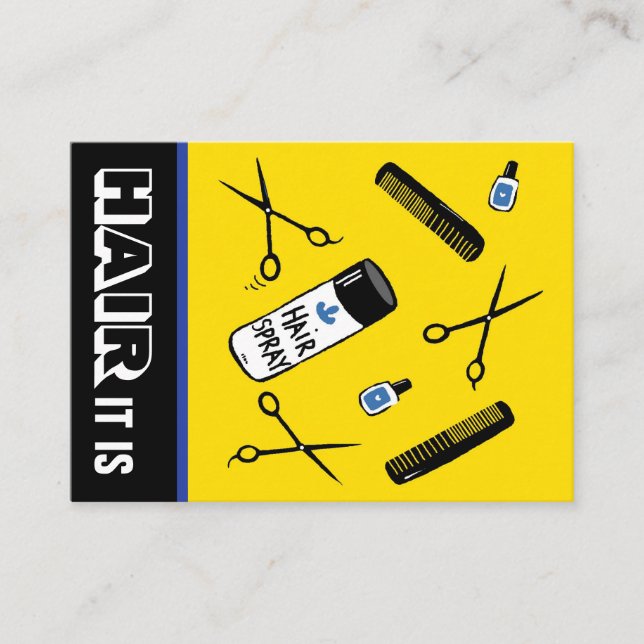 Hair Salon Visitenkarte (Vorderseite)