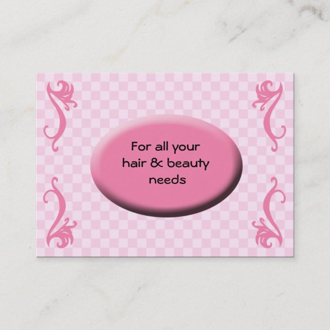 Hair Salon Visitenkarten Visitenkarte (Vorderseite)