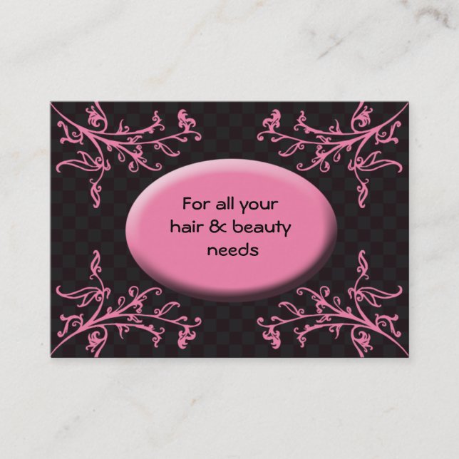 Hair Salon Visitenkarten Visitenkarte (Vorderseite)
