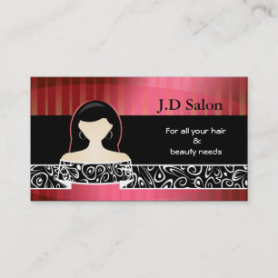 Hair Salon Visitenkarten Visitenkarte